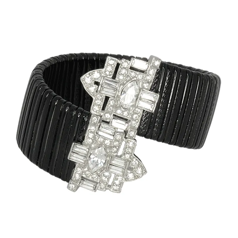 Black Stretch Cuff sold by Kenneth Jay Lane