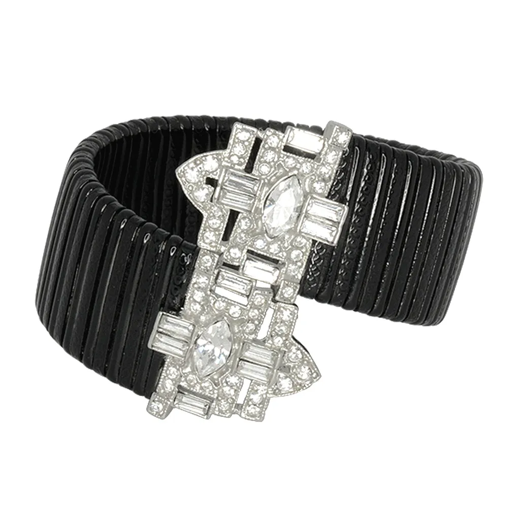 Black Stretch Cuff sold by Kenneth Jay Lane