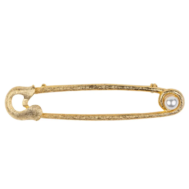 Safety Pin Brooch sold by Kenneth Jay Lane