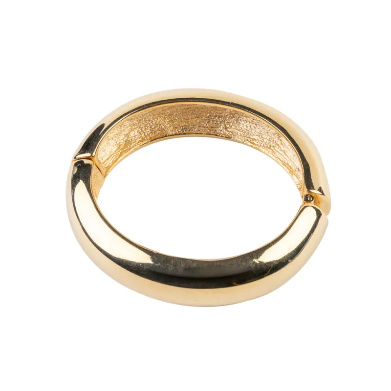 Gold Hinged Bracelet sold by Kenneth Jay Lane