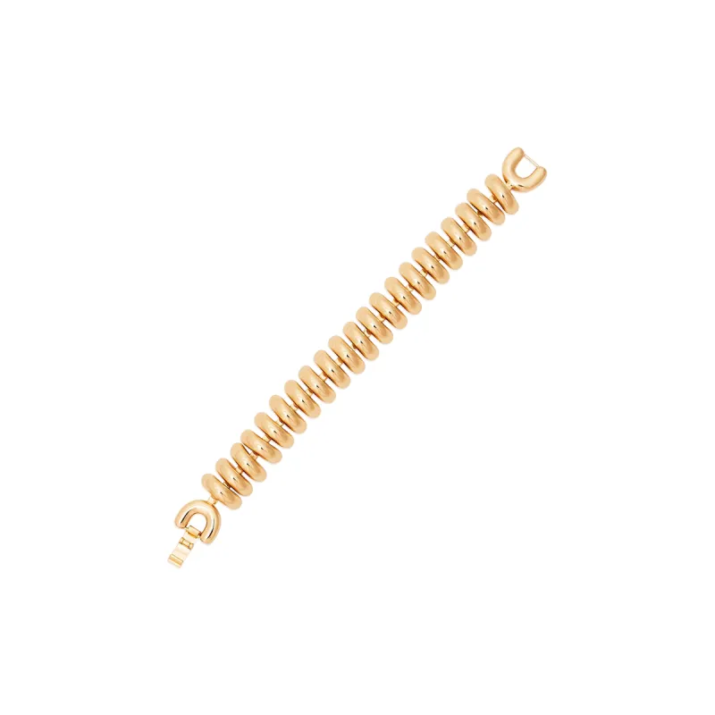 Gold Chain Fold Over Clasp Bracelet sold by Kenneth Jay Lane