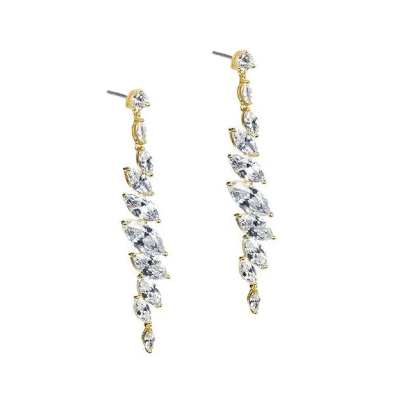 Marquise Linear Drop Earrings sold by Kenneth Jay Lane
