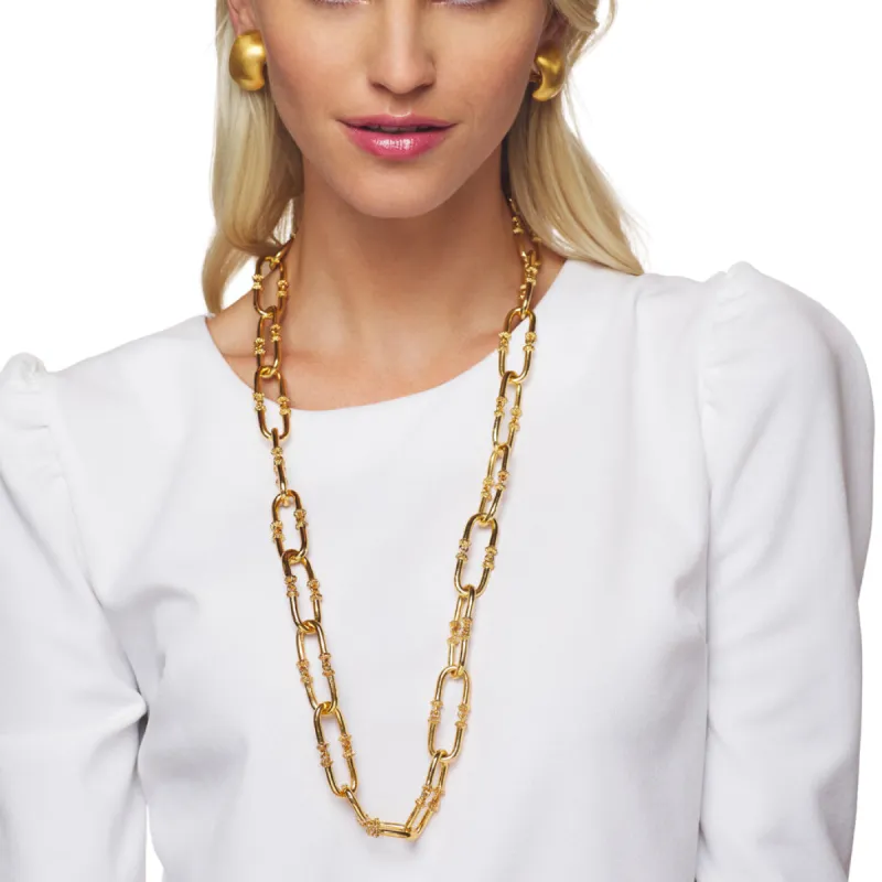 Antique Gold Link Necklace sold by Kenneth Jay Lane