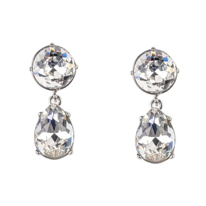 Crystal Tear Drop Earring sold by Kenneth Jay Lane