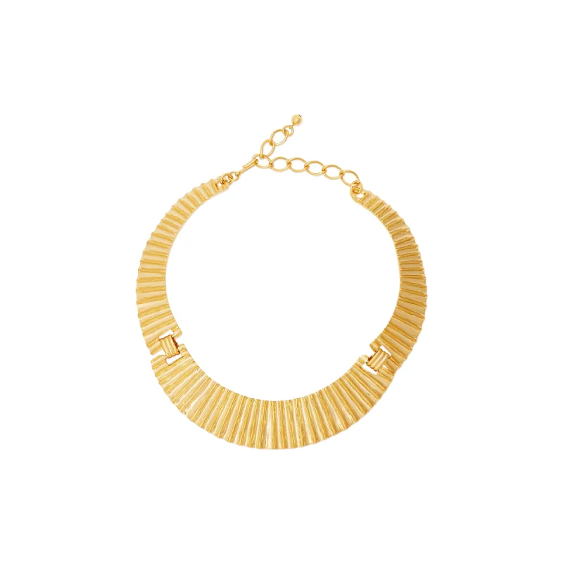 Tapered Gold Collar Necklace sold by Kenneth Jay Lane