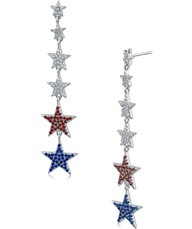 Pave Start Drop Earrings sold by Kenneth Jay Lane