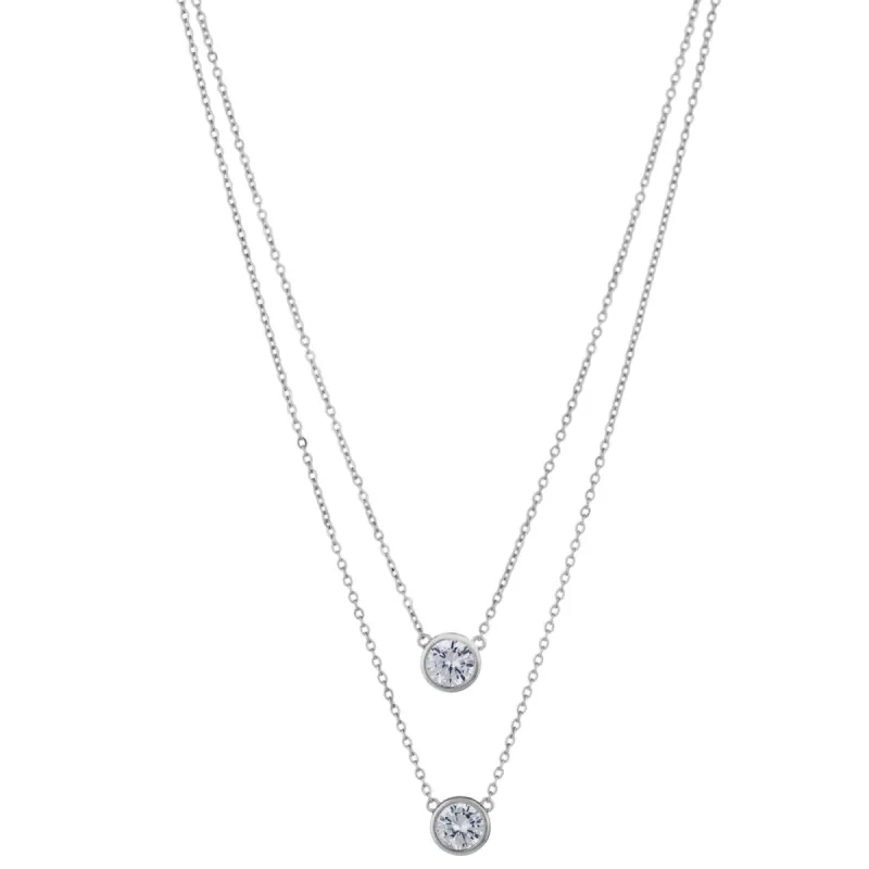 Double Round CZ Pedant sold by Kenneth Jay Lane