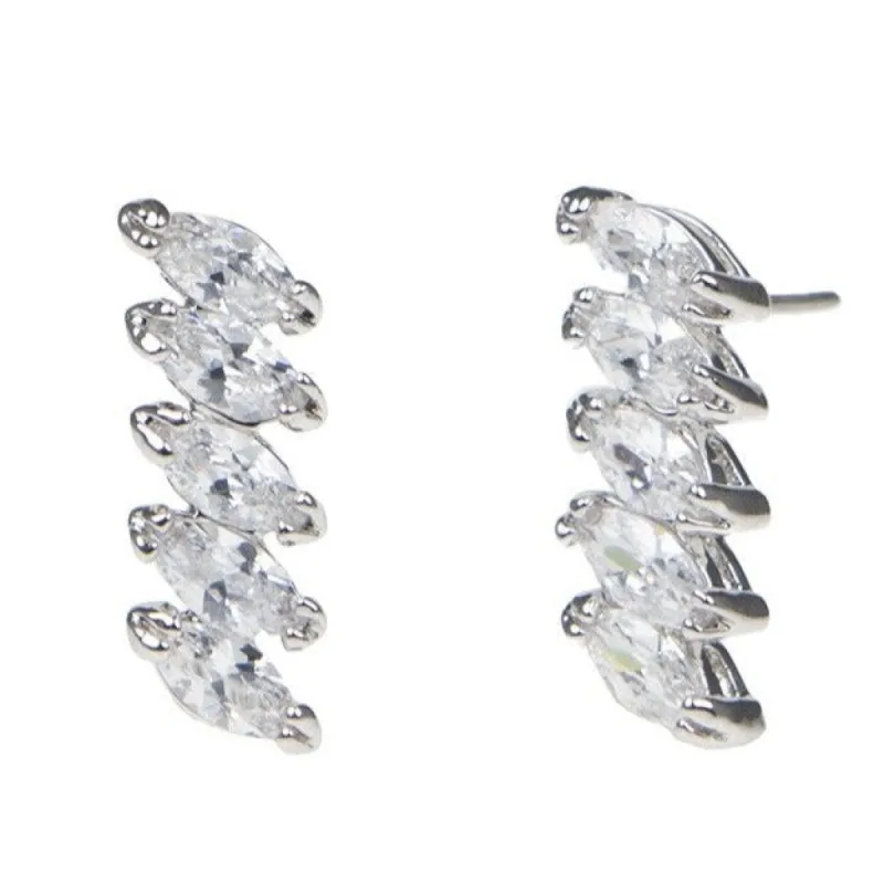 Marquise CZ Linear Earrings sold by Kenneth Jay Lane