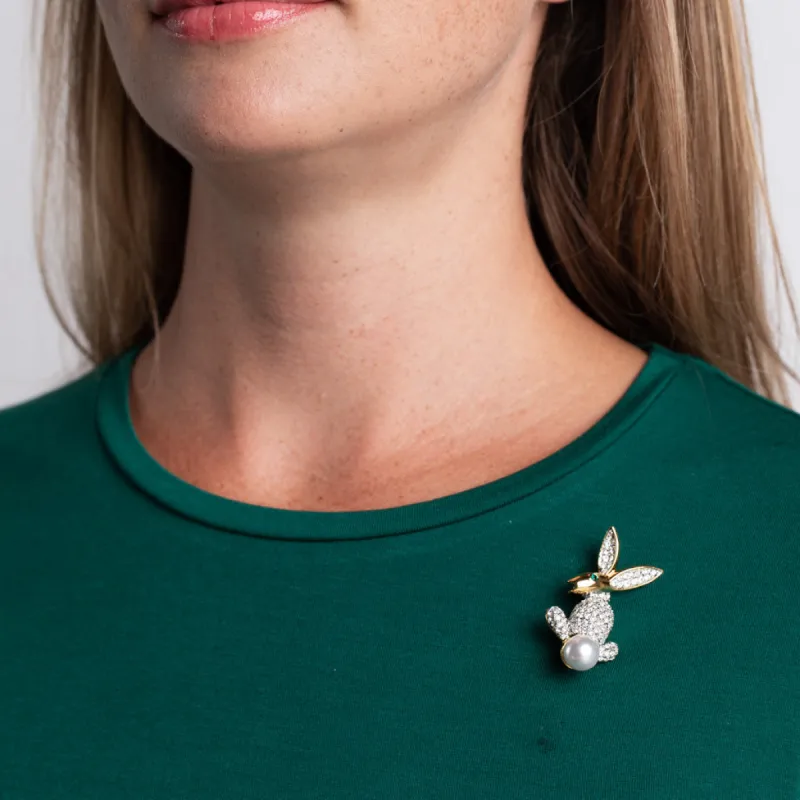 Rabbit Pin sold by Kenneth Jay Lane