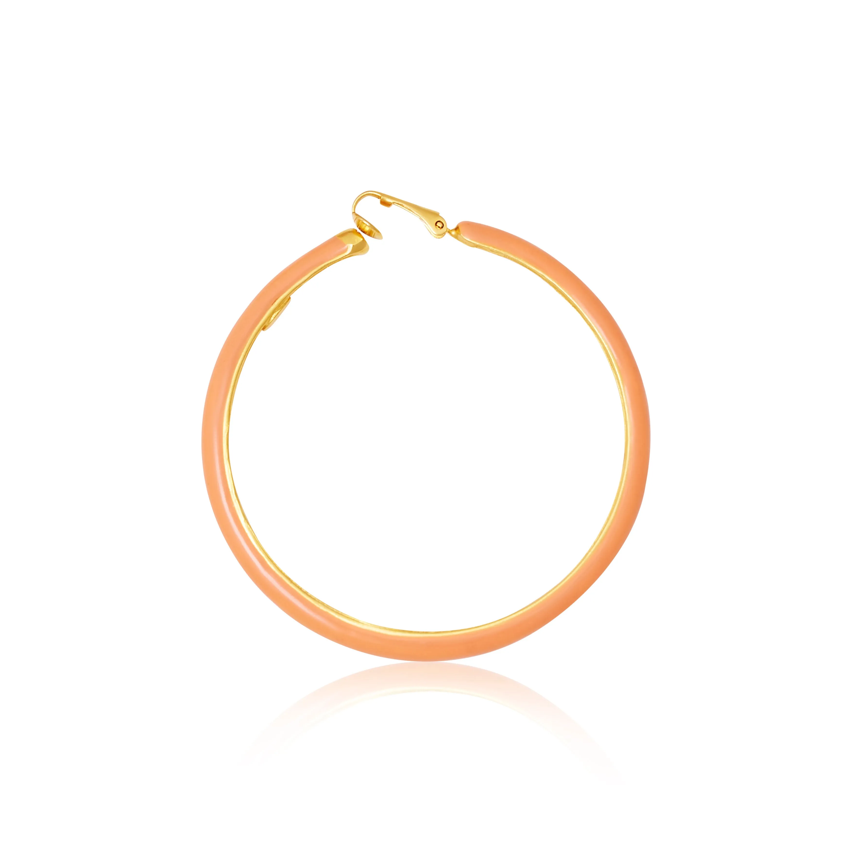 Sunset Glow Clip On Hoop Earrings sold by Kenneth Jay Lane product image thumbnail 2