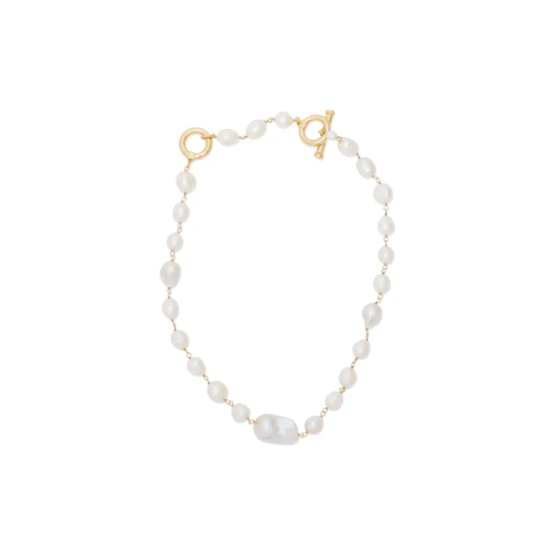 Freshwater Pearl & Gold Necklace sold by Kenneth Jay Lane