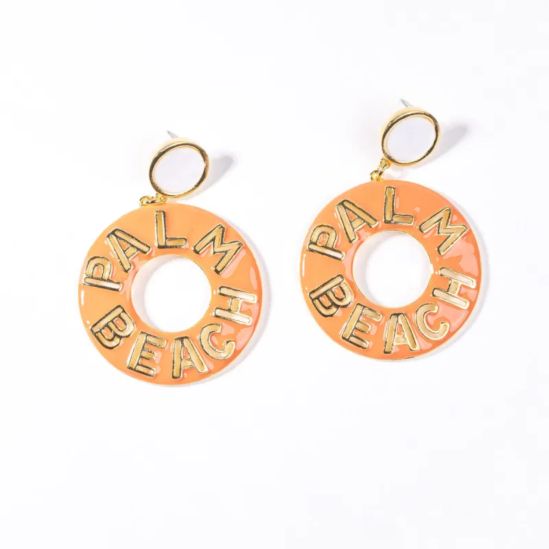 Coral Palm Beach Drop Earring sold by Kenneth Jay Lane