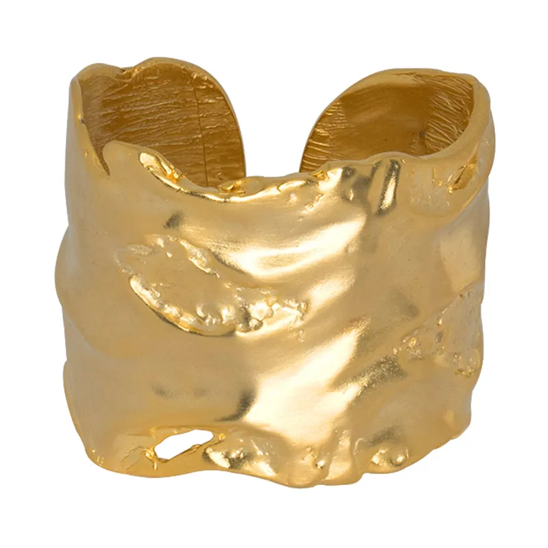Gold Free Form Cuff sold by Kenneth Jay Lane