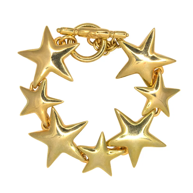 Gold Star Bracelet sold by Kenneth Jay Lane