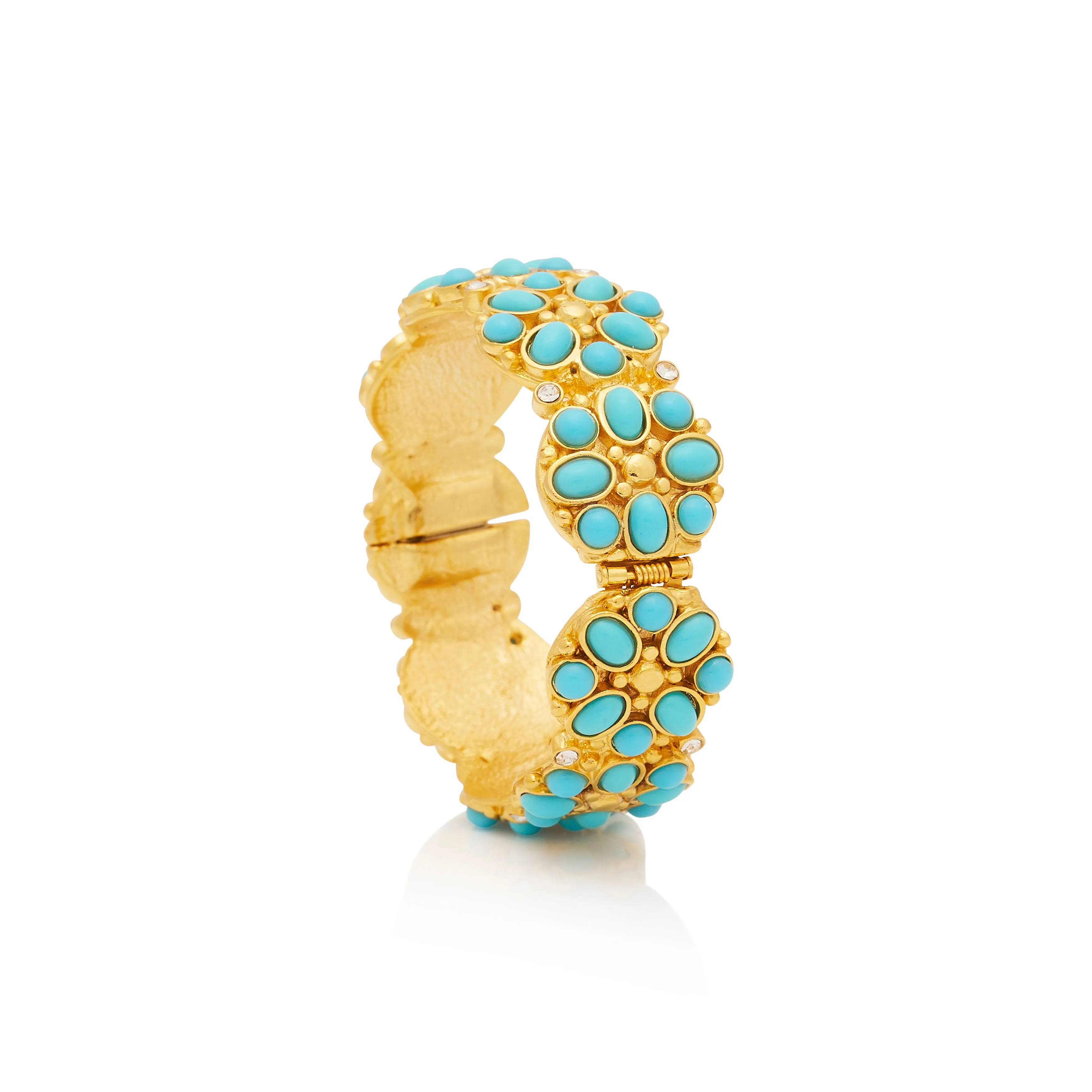 Gold & Turquoise Bracelet sold by Kenneth Jay Lane product image thumbnail 3