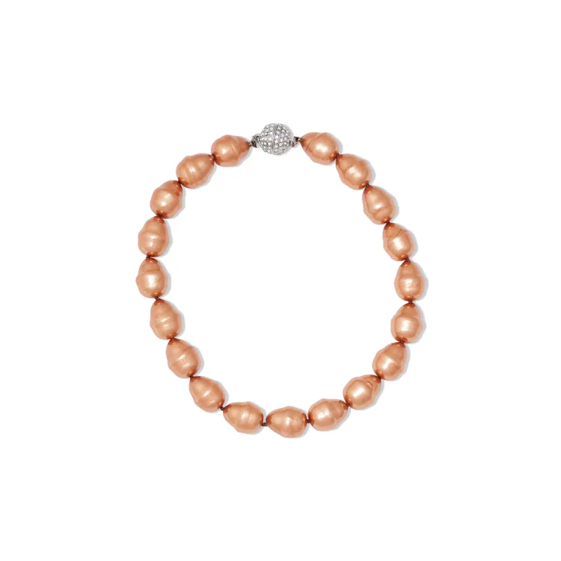 Golden Baroque Pearl Necklace sold by Kenneth Jay Lane