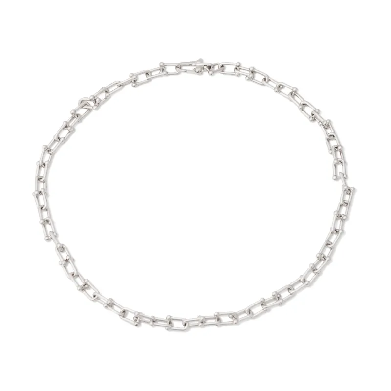 925 Silver Link Necklace sold by Kenneth Jay Lane