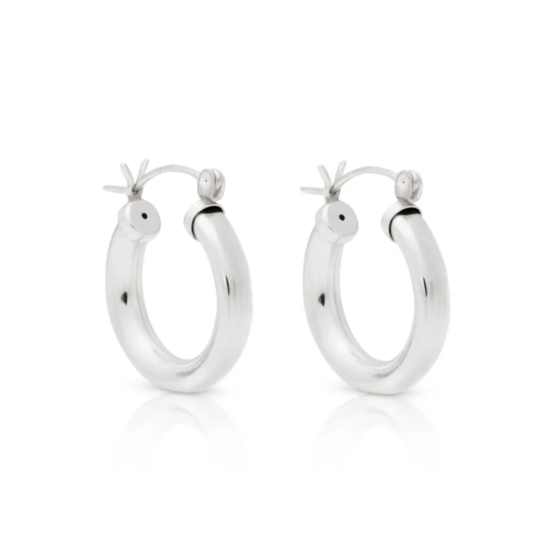925 Silver Hoop Pierced Earring sold by Kenneth Jay Lane