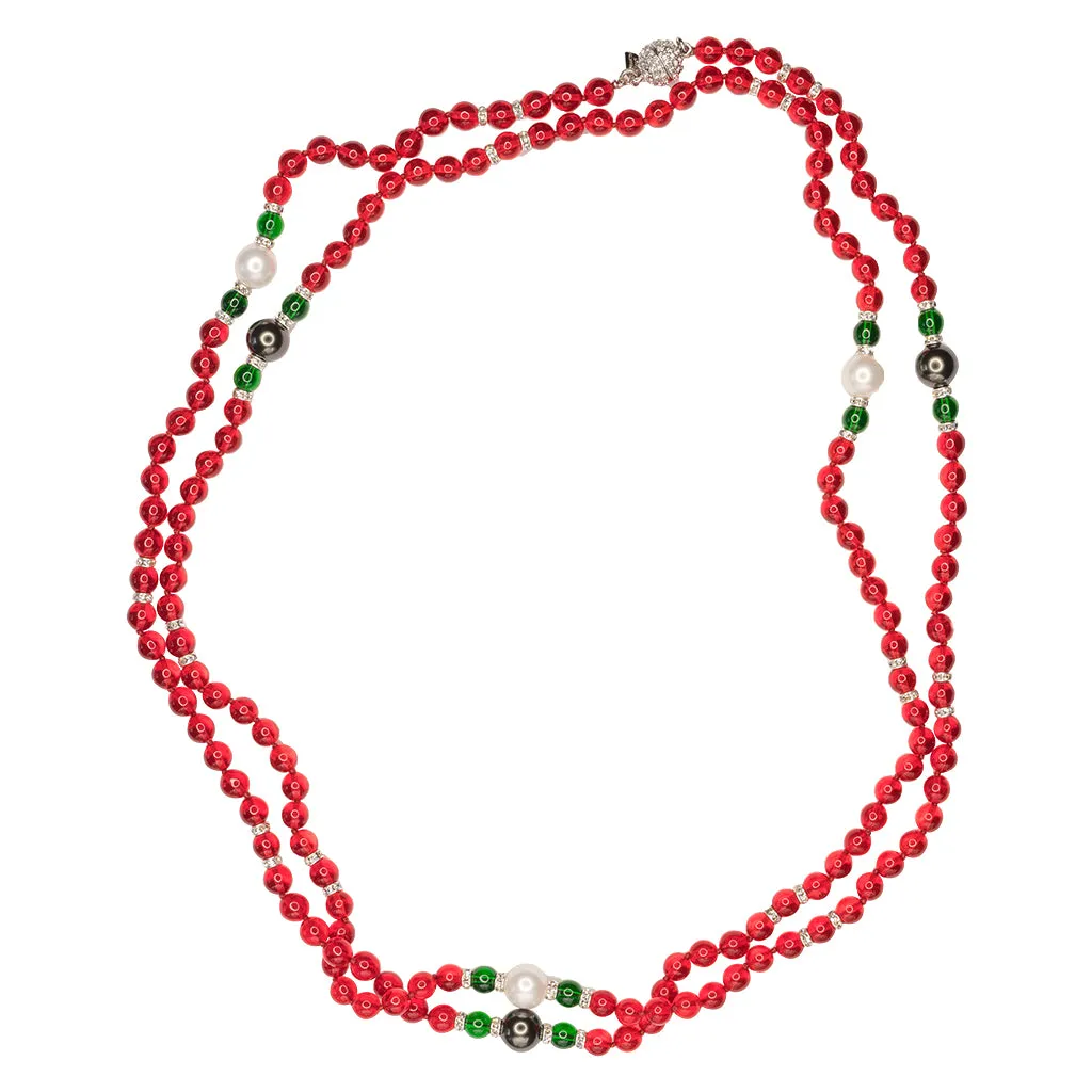 Ruby Stationed Necklace sold by Kenneth Jay Lane