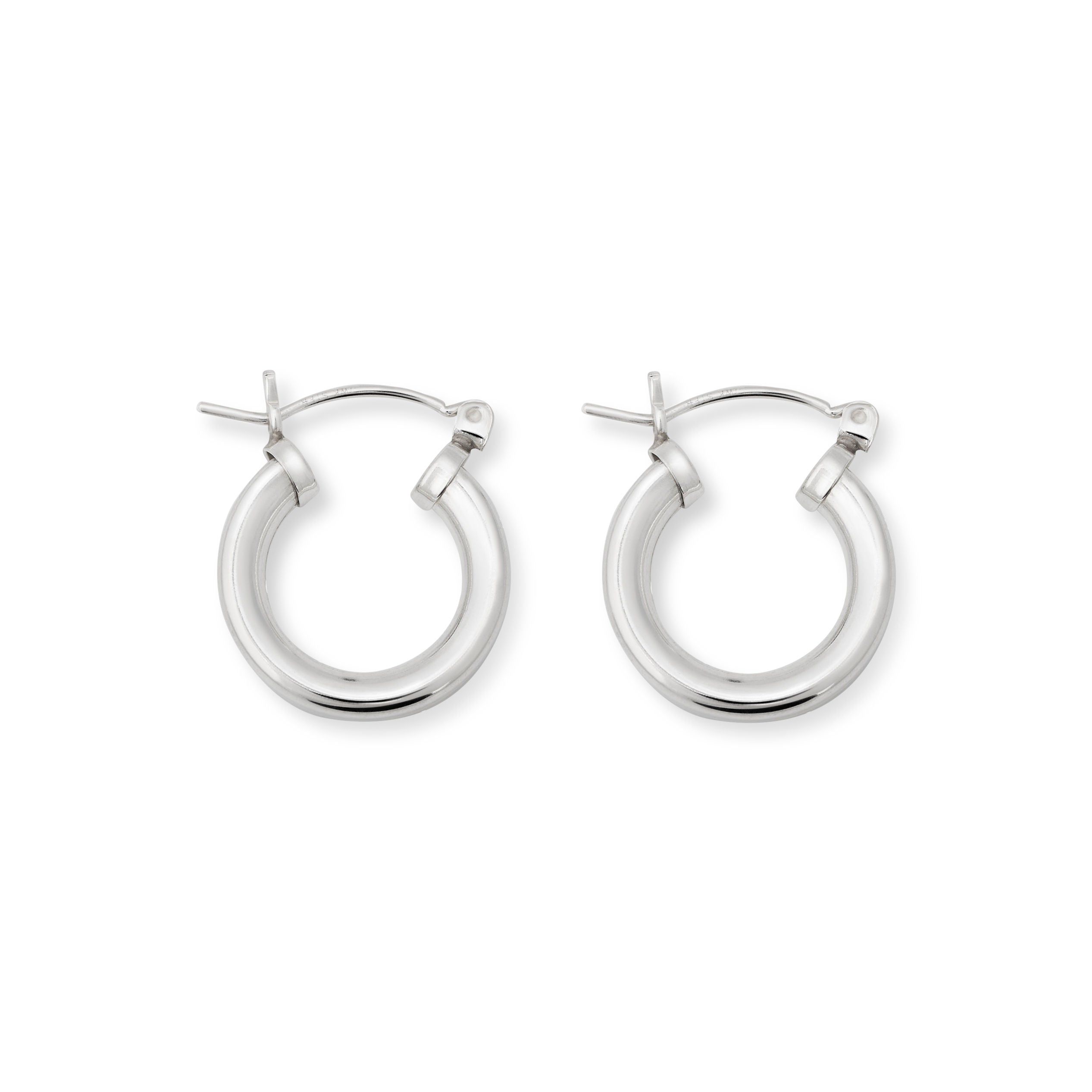 925 Silver Small Hoop Pierced Earring sold by Kenneth Jay Lane
