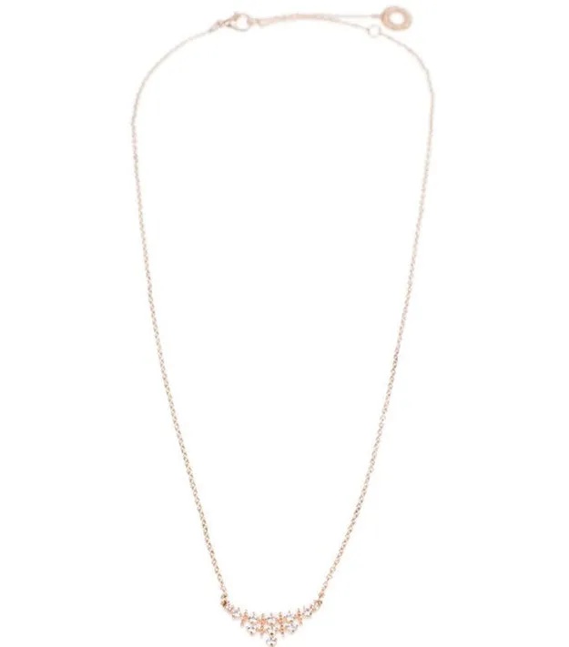 Pave Curved Pendant Necklace sold by Kenneth Jay Lane product image thumbnail 2