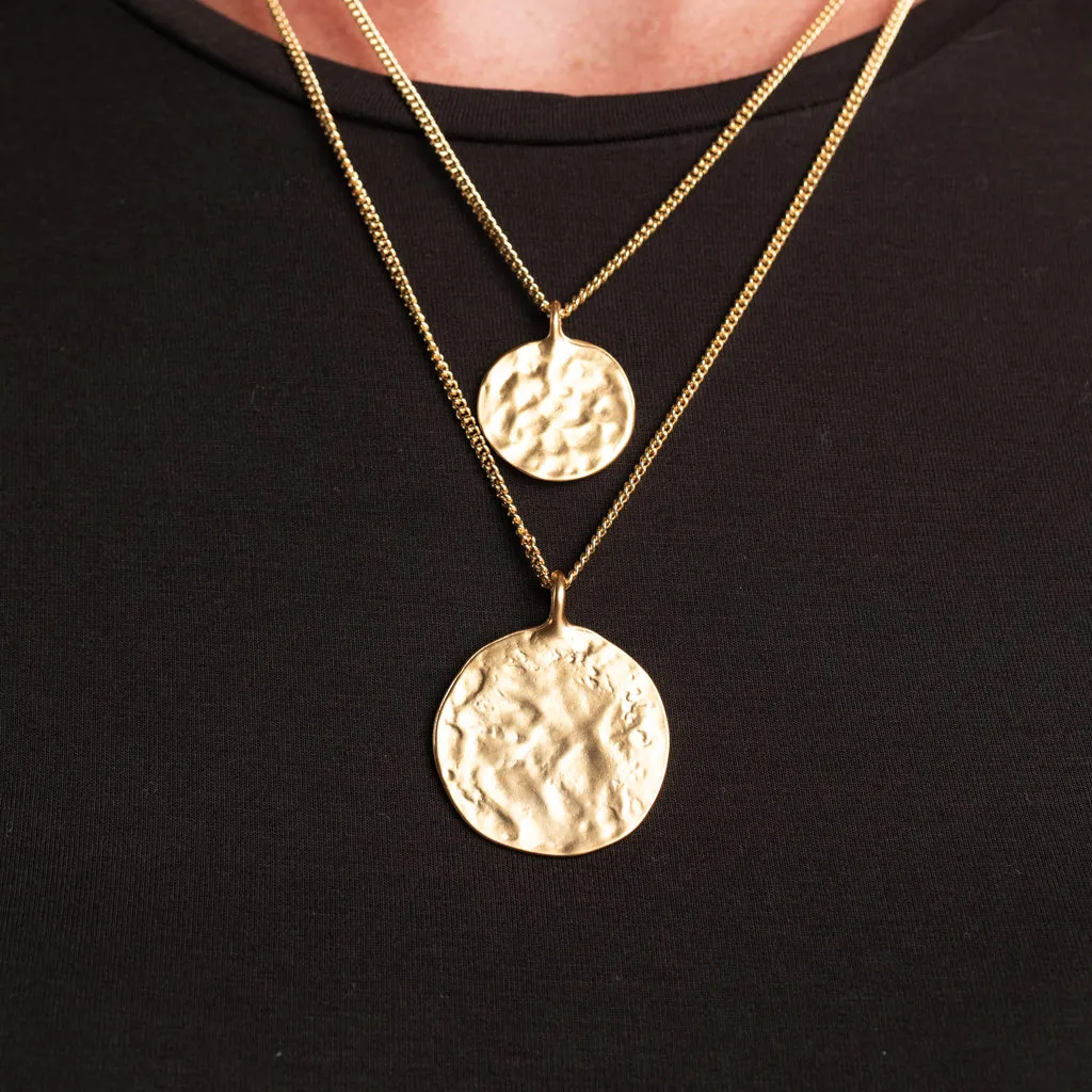 Double Chain Coin Pendants Necklace sold by Kenneth Jay Lane product image thumbnail 2