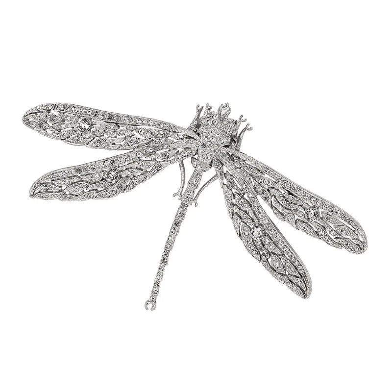 Silver Dragonfly Pin sold by Kenneth Jay Lane