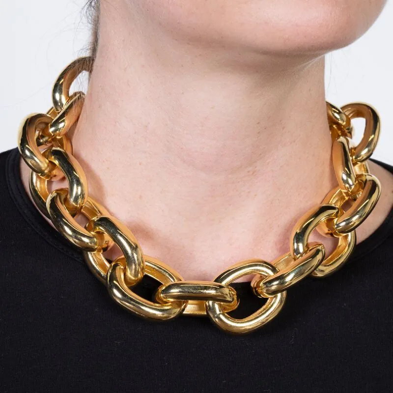 Gold Link Necklace sold by Kenneth Jay Lane