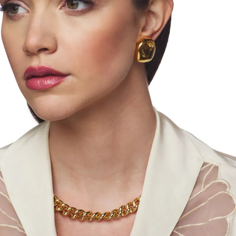 Polished Gold Twist Chain Necklace sold by Kenneth Jay Lane