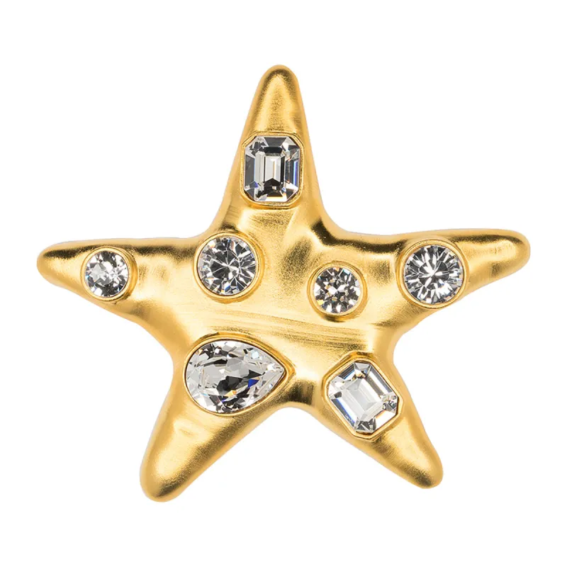 Jackie Onassis Crystal Star Pin sold by Kenneth Jay Lane
