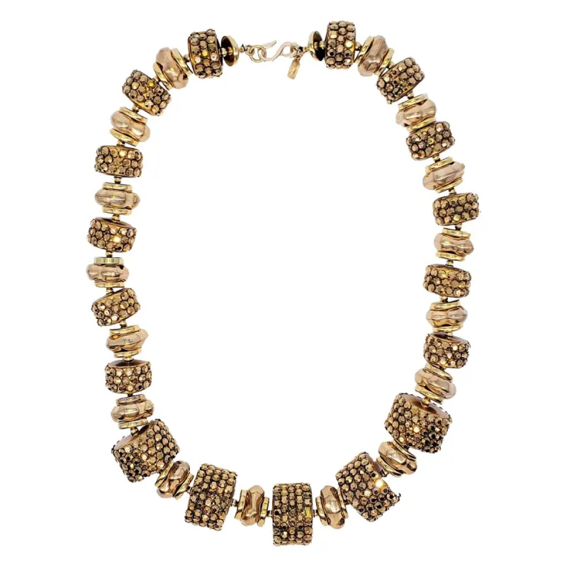 Vintage Gold Nugget Necklace sold by Kenneth Jay Lane