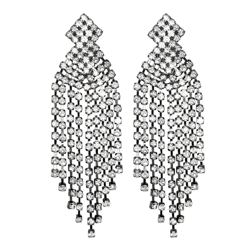 Waterfall Clip Earrings sold by Kenneth Jay Lane