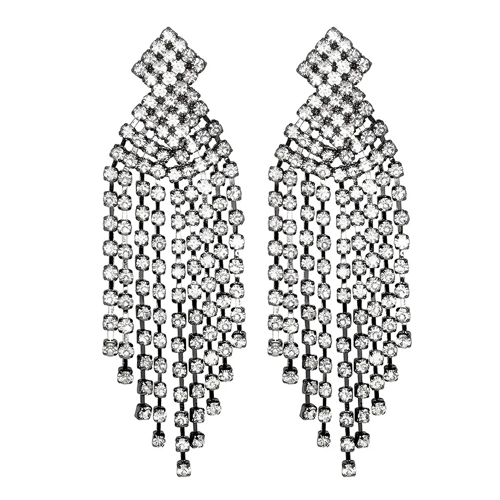 Waterfall Clip Earrings sold by Kenneth Jay Lane