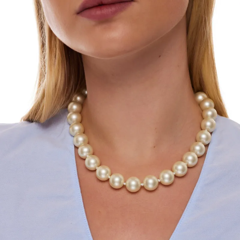 Light Cultura Pearl Necklace sold by Kenneth Jay Lane