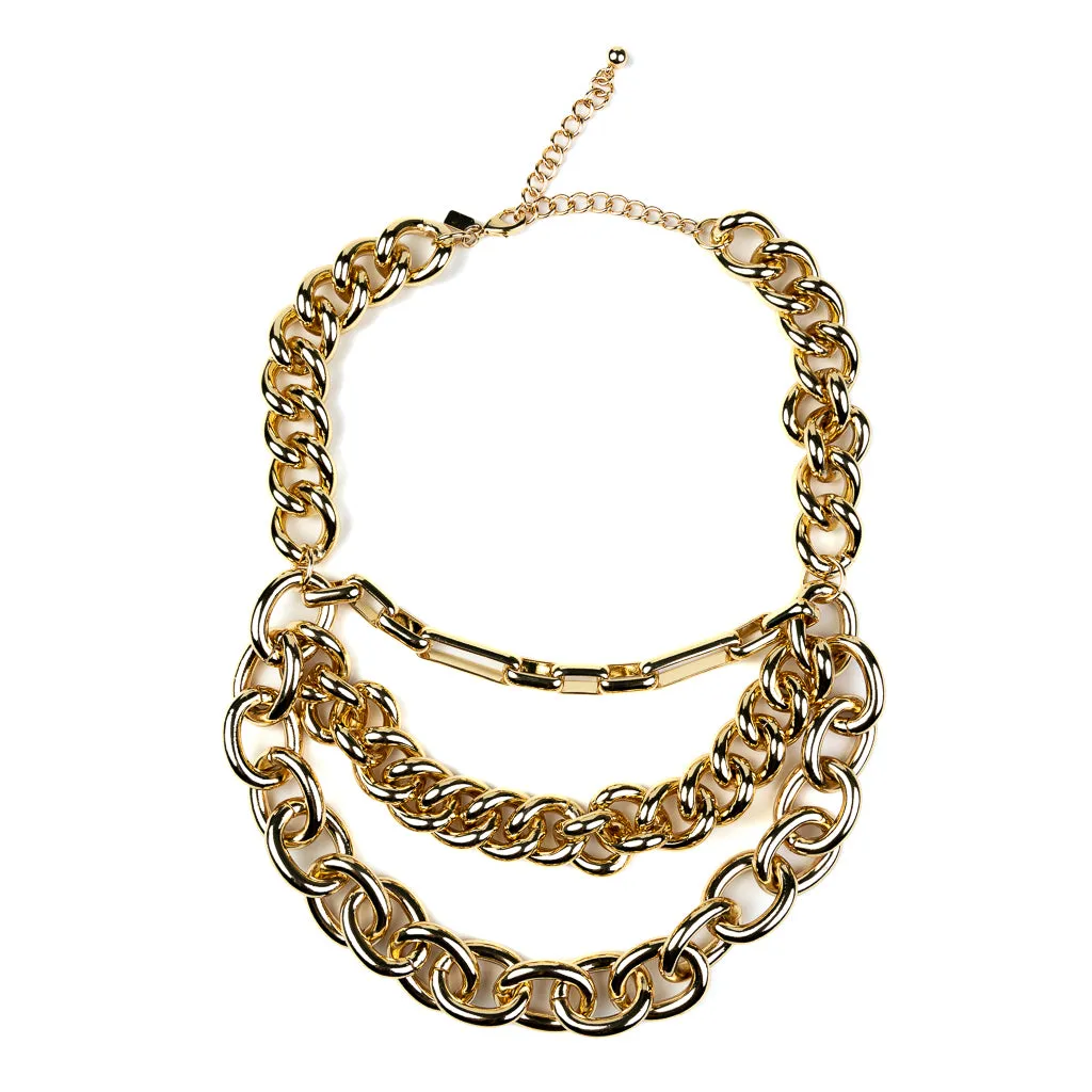 Gold Chain Nested Necklace sold by Kenneth Jay Lane