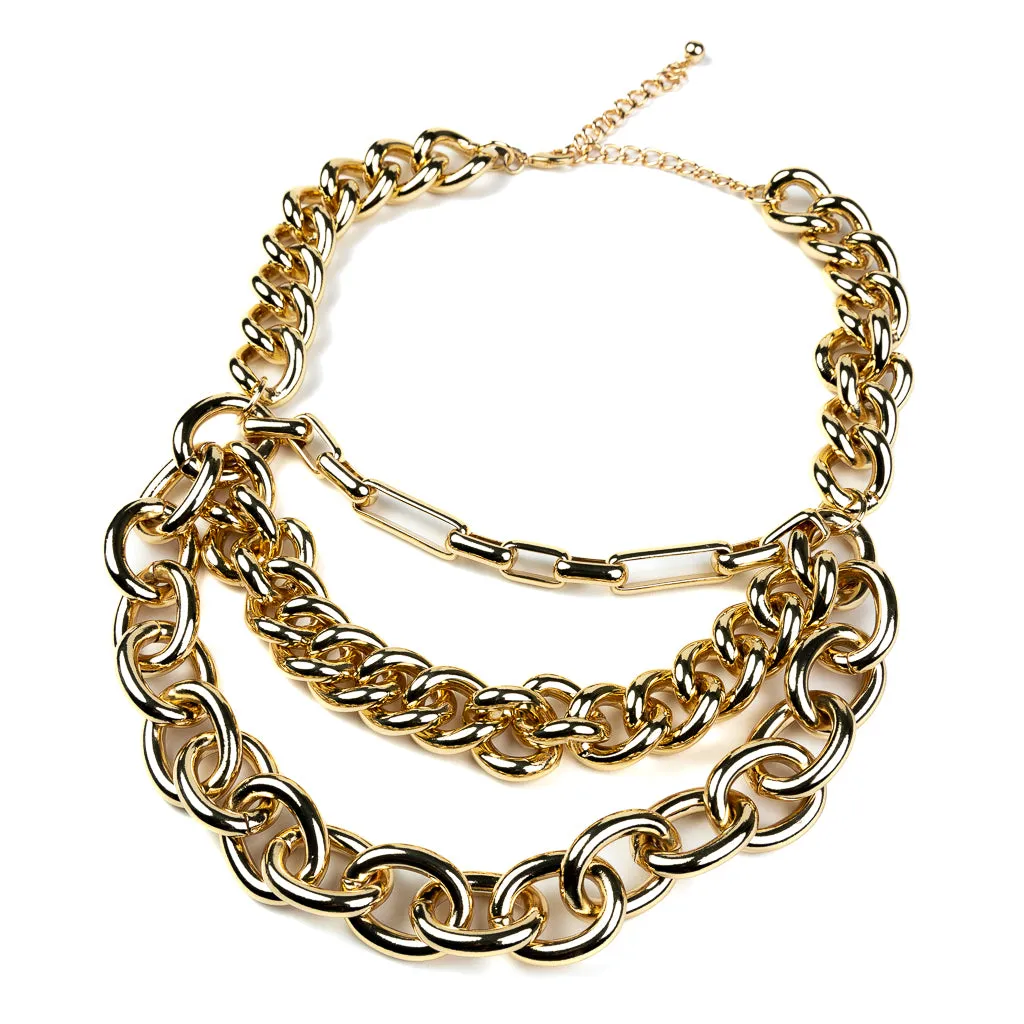 Gold Chain Nested Necklace sold by Kenneth Jay Lane product image thumbnail 4