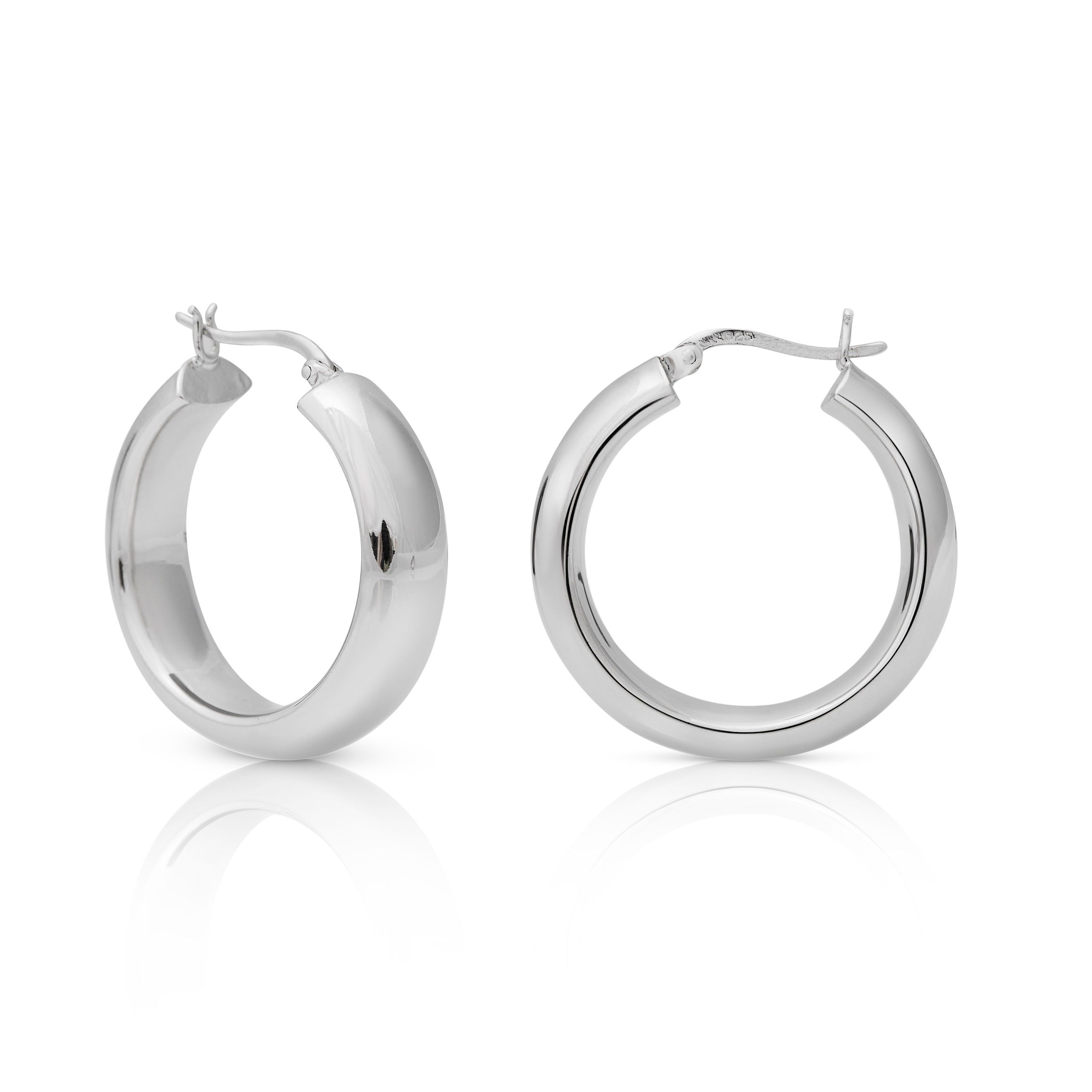925 Silver Hoop Pierced Earring sold by Kenneth Jay Lane product image thumbnail 3