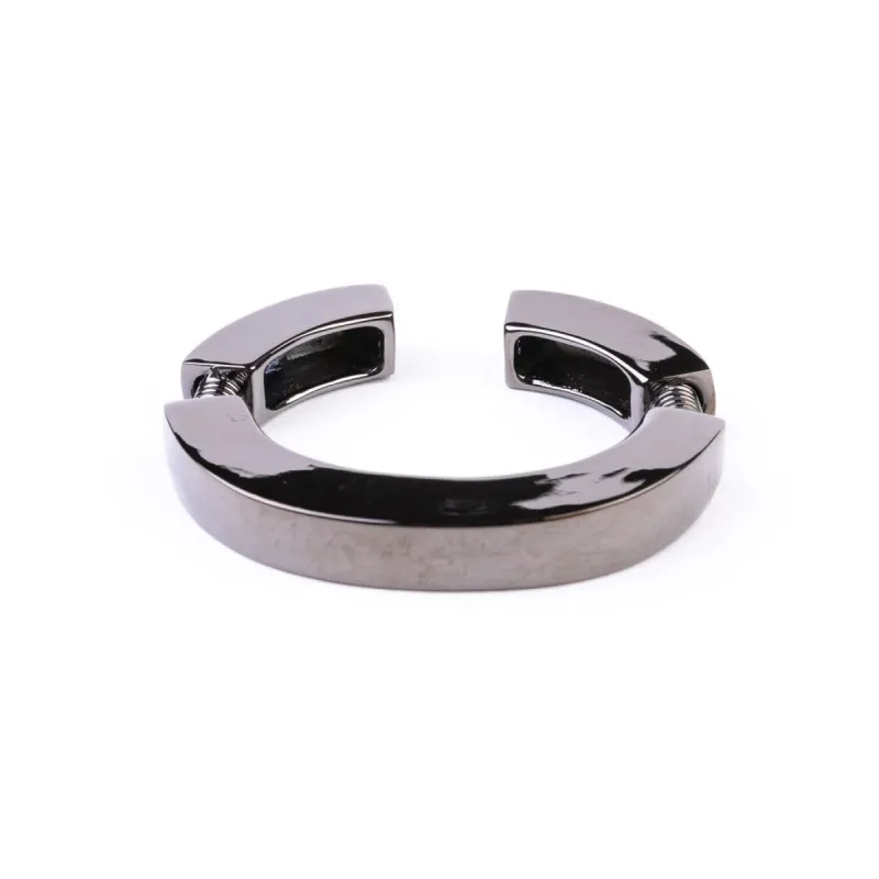 Gunmetal Spring Sides Cuff sold by Kenneth Jay Lane