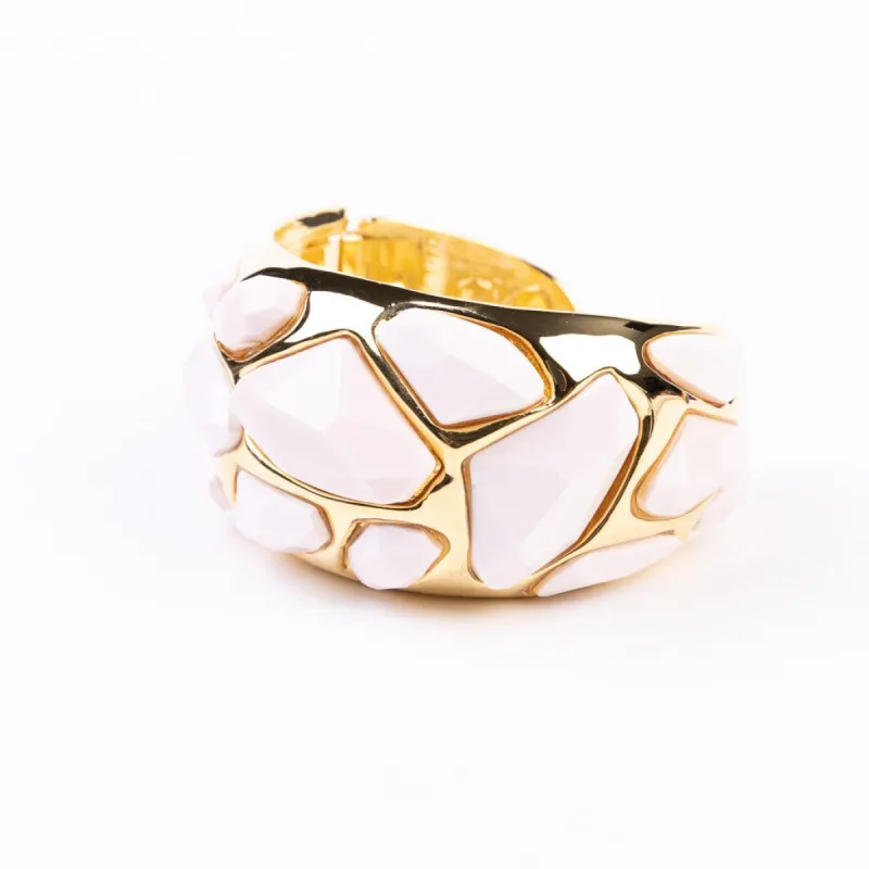 Angel Skin Stones Cuff sold by Kenneth Jay Lane