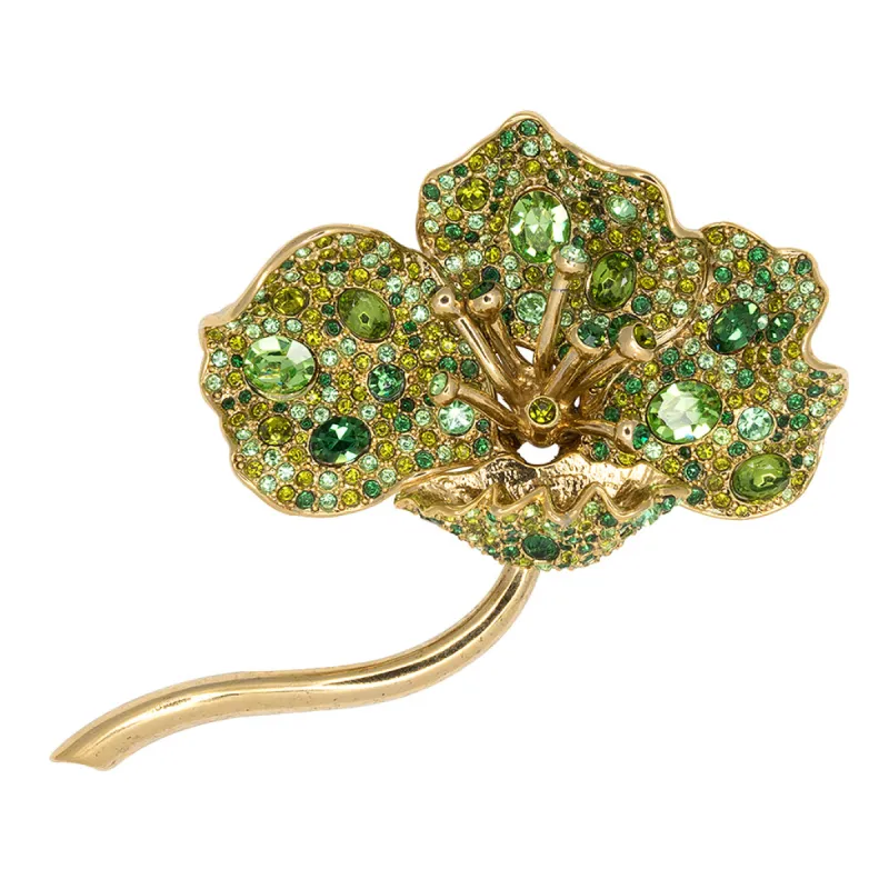 Long Stem Flower Pin sold by Kenneth Jay Lane