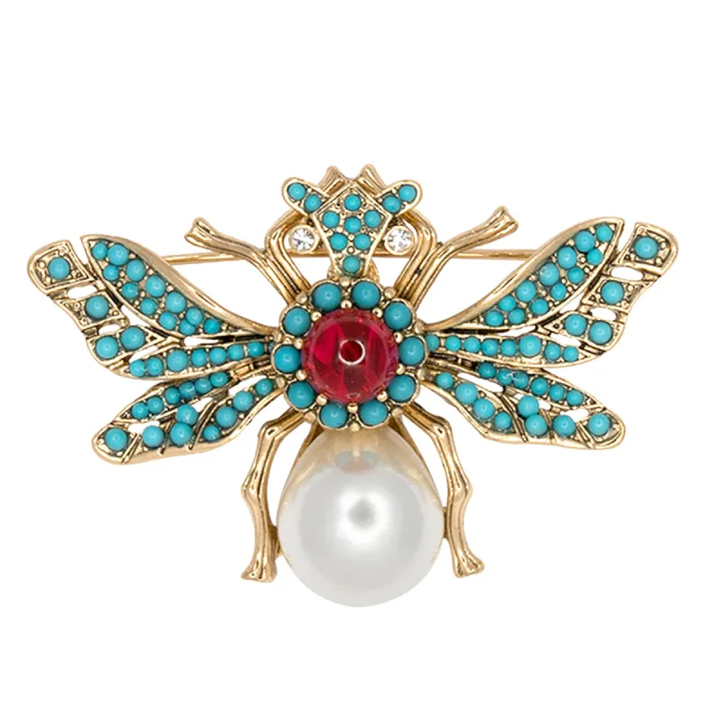 Antique Gold Bee Pin sold by Kenneth Jay Lane