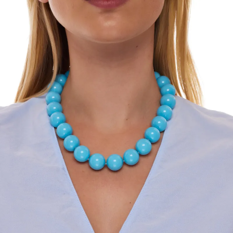 Turquoise Bead Necklace sold by Kenneth Jay Lane