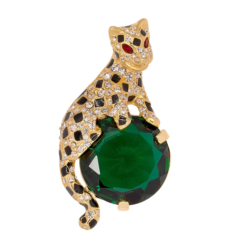 Leopard Pin sold by Kenneth Jay Lane