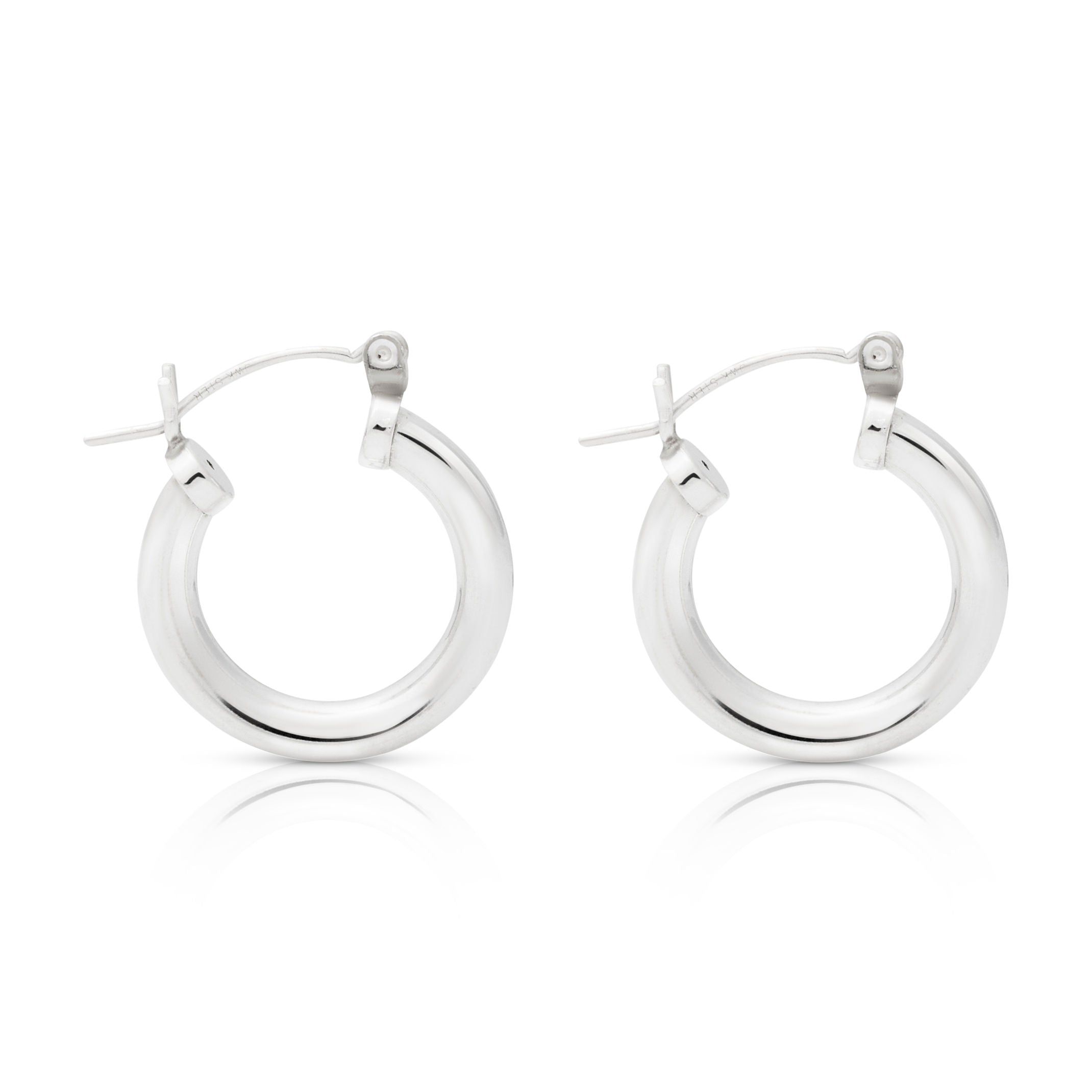 925 Silver Hoop Pierced Earring sold by Kenneth Jay Lane product image thumbnail 3