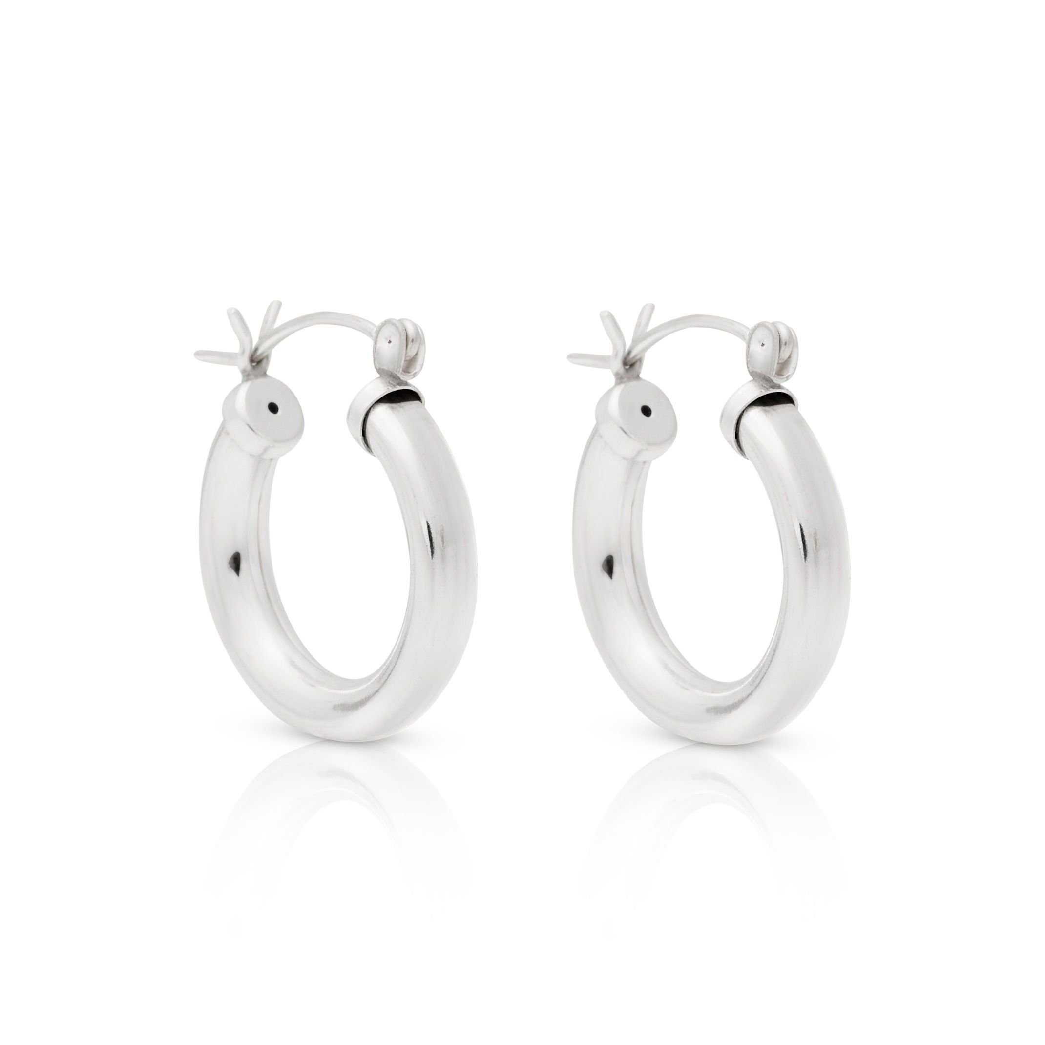 925 Silver Hoop Pierced Earring sold by Kenneth Jay Lane