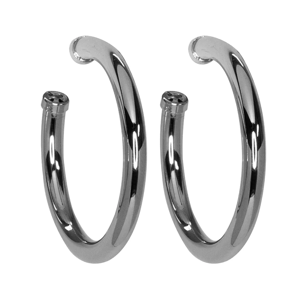 Large Hoop Pierced Earrings sold by Kenneth Jay Lane