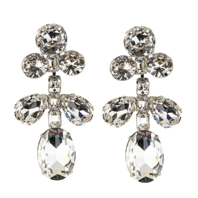 Crystal Drops Clip Earring sold by Kenneth Jay Lane