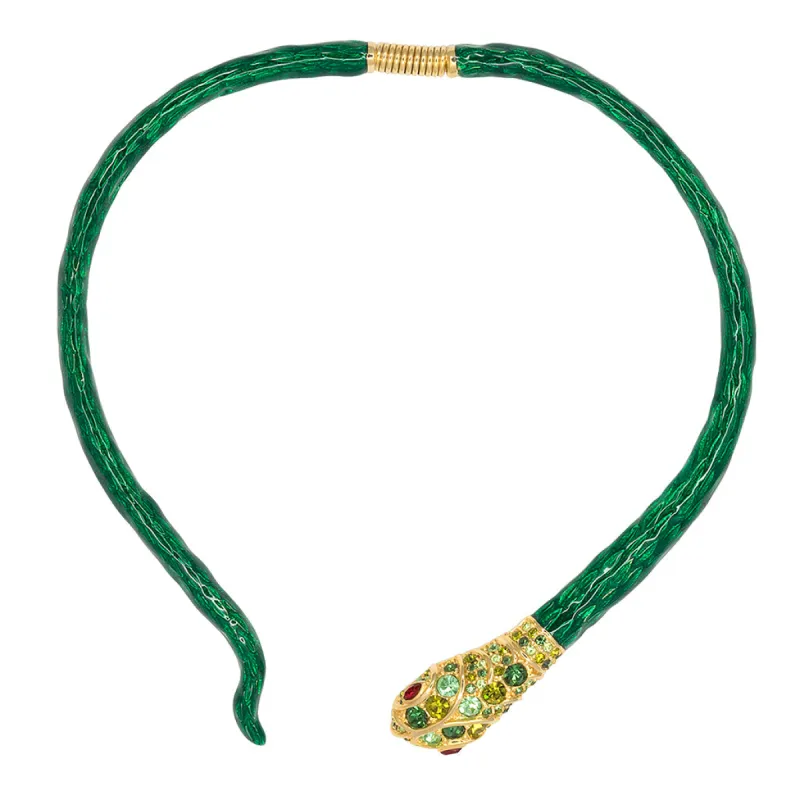 Snake Collar Necklace sold by Kenneth Jay Lane