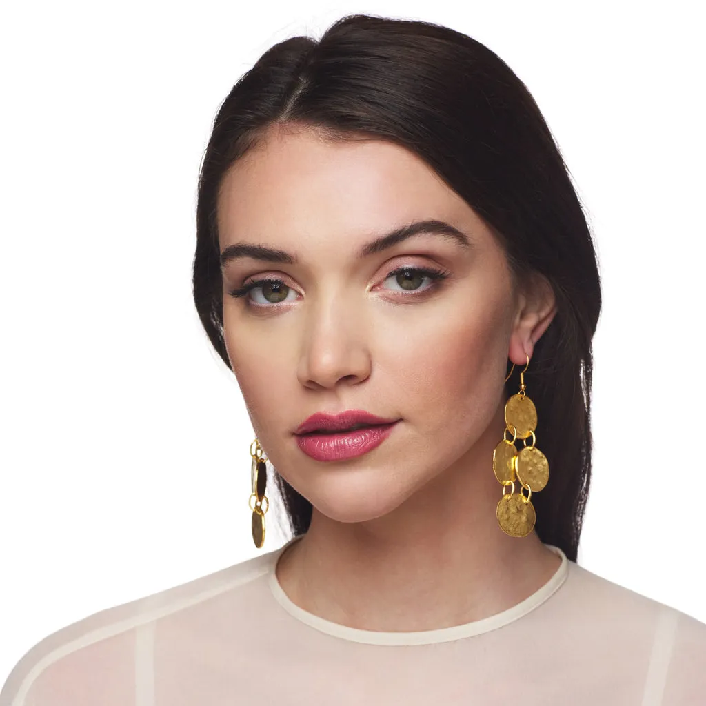 Textured Coin Earring sold by Kenneth Jay Lane product image thumbnail 2