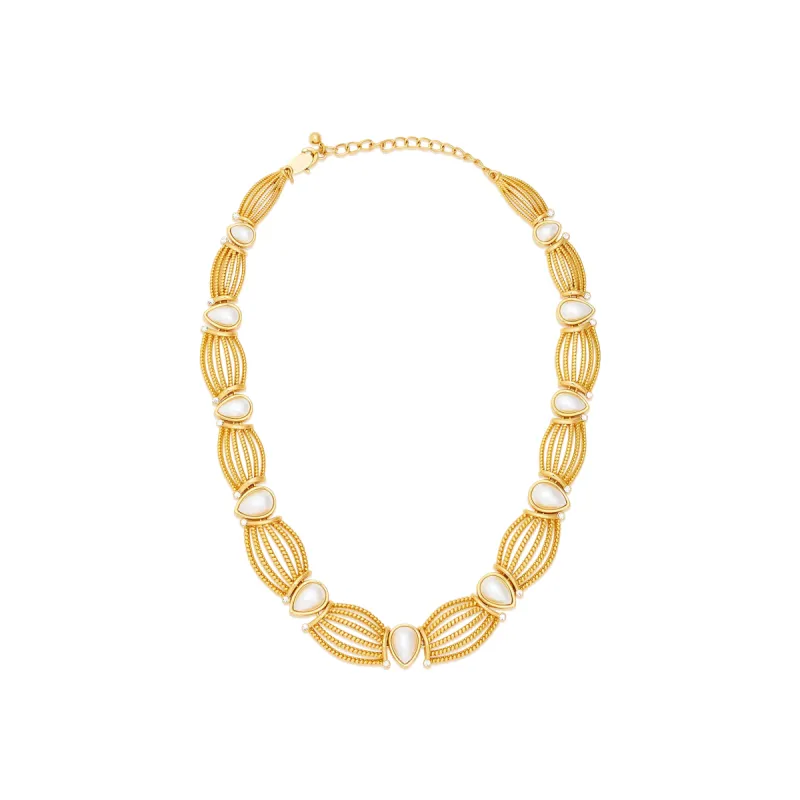 Teardrop Pearl & Gold Necklace sold by Kenneth Jay Lane
